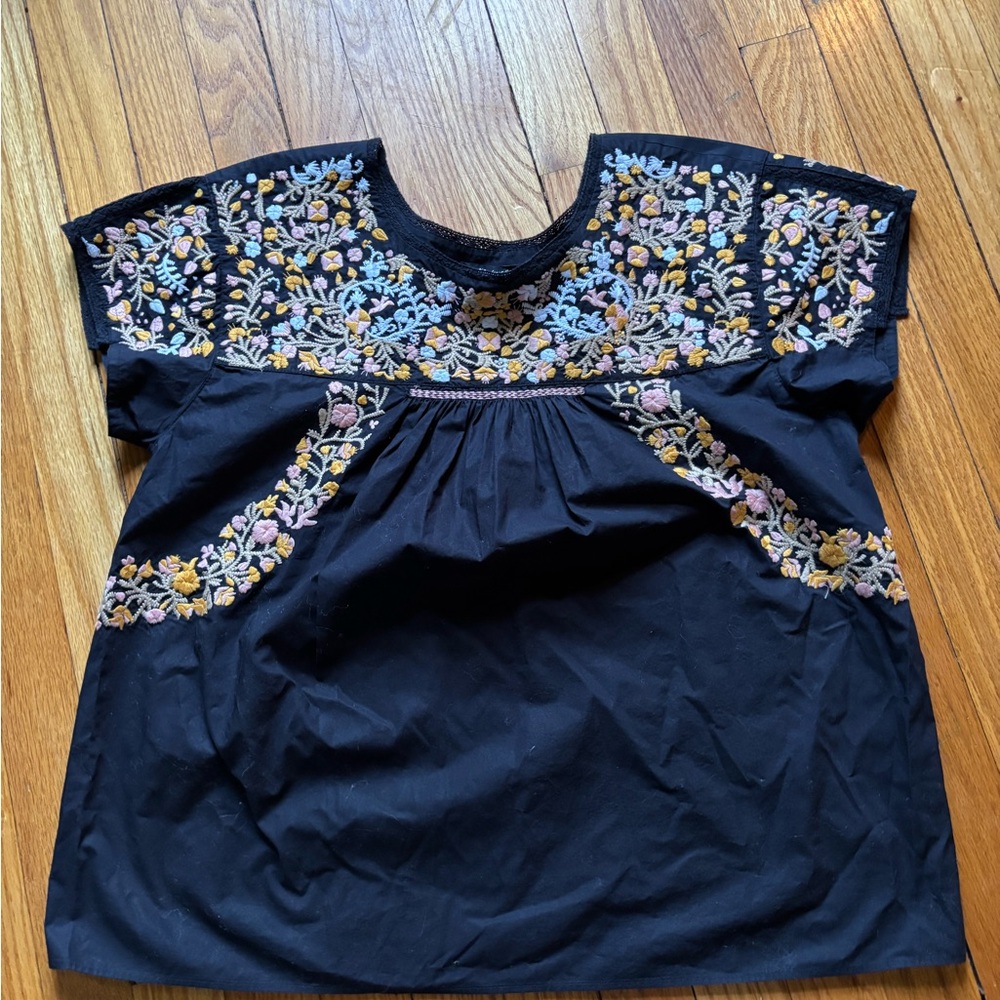Madewell Embroidered Sleeveless Top